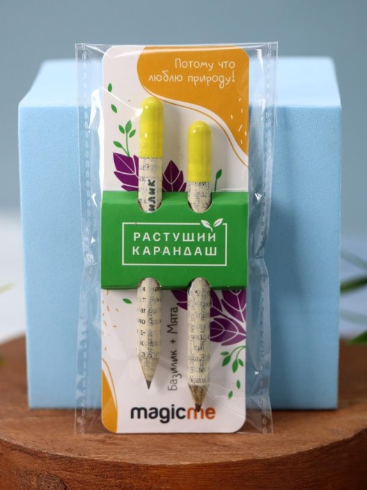 "Набор растущих карандашей Magicme mini" - Базилик и Мята 