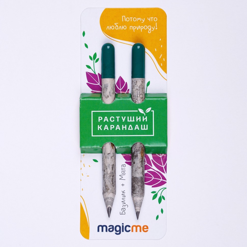 "Набор растущих карандашей Magicme mini" - Базилик и Мята