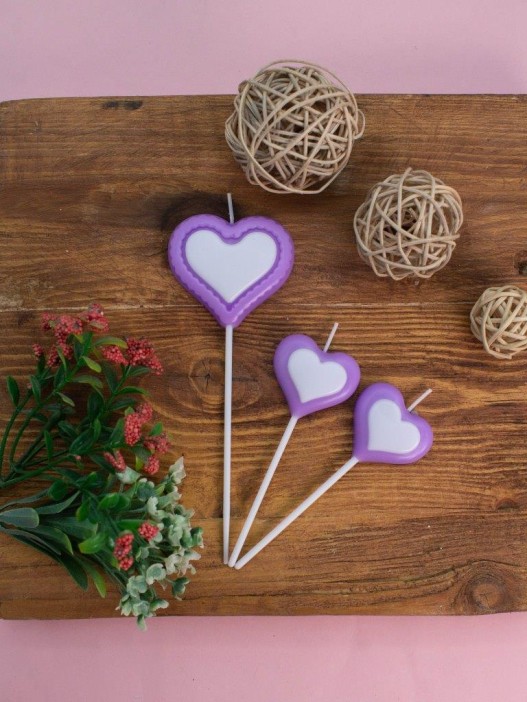 Набор свечей 3 шт. &quot;Romance light&quot; 