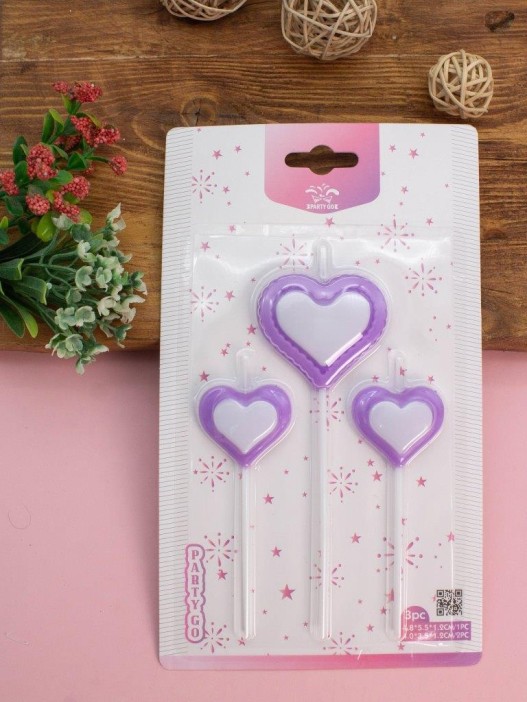 Набор свечей 3 шт. &quot;Romance light&quot; 