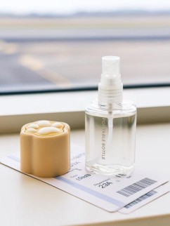 Дорожная бутылочка "Paw", brown (72 ml)