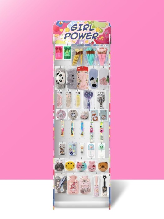 Стойка с крючками "Girl power" + комплект женских аксессуаров 