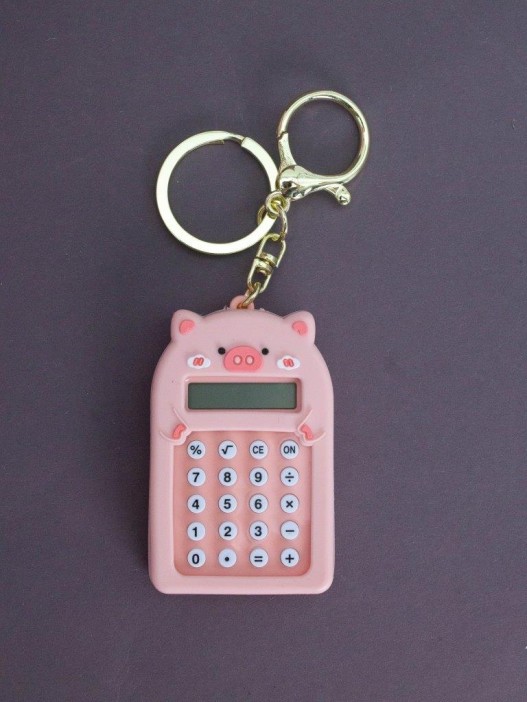 Брелок-калькулятор &quot;Pig&quot;, light pink 