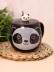 Кружка "King Panda face", black (420 мл)