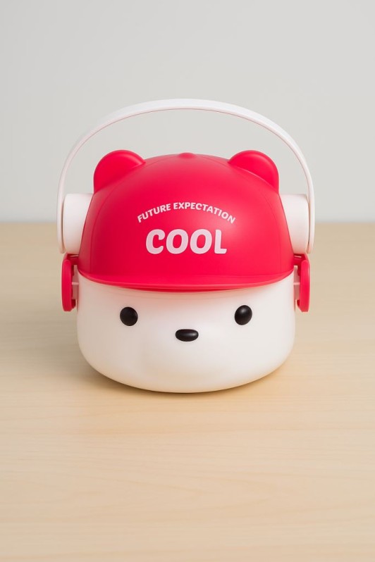 Ланчбокс "Медвежонок", красный (1000 мл) 