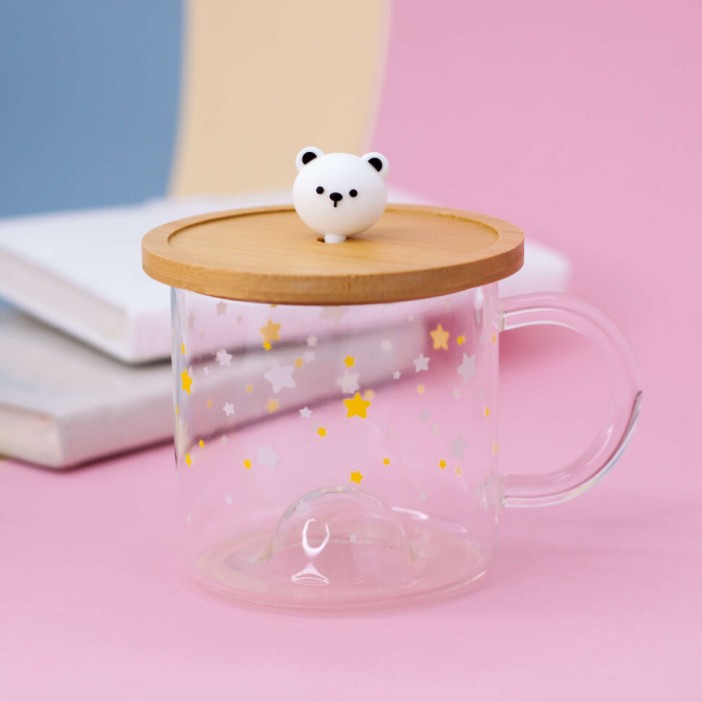 Кружка "Glass bear", star (450ml) 