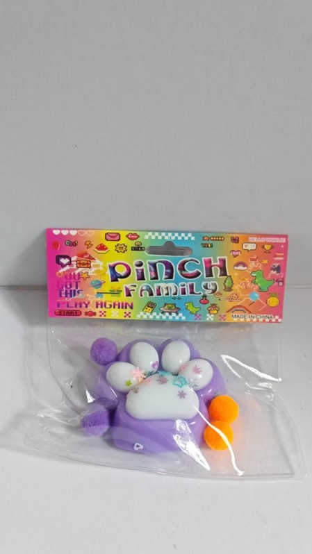 Мялка - антистресс «Нежная Таба ЛАПКА», фиолетовая 