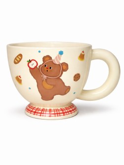 Кружка «Festive teddy bear», white (350 мл)