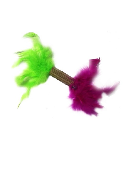 Игрушка для кошек &quot;Цилиндр с перьями&quot; 