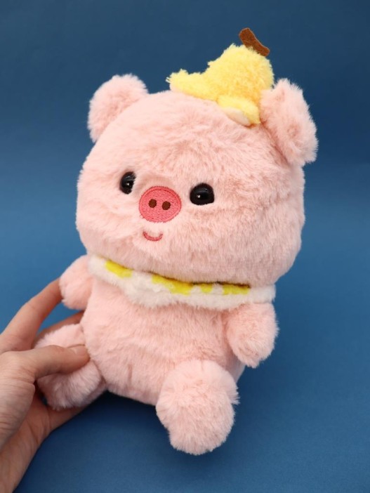 Мягкая игрушка &quot;Banana pig&quot;, pink, 22 см 
