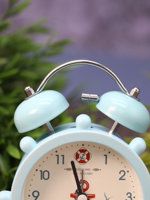 Часы-будильник &quot;Aboard Якорь&quot;, light blue (14х11 см) 