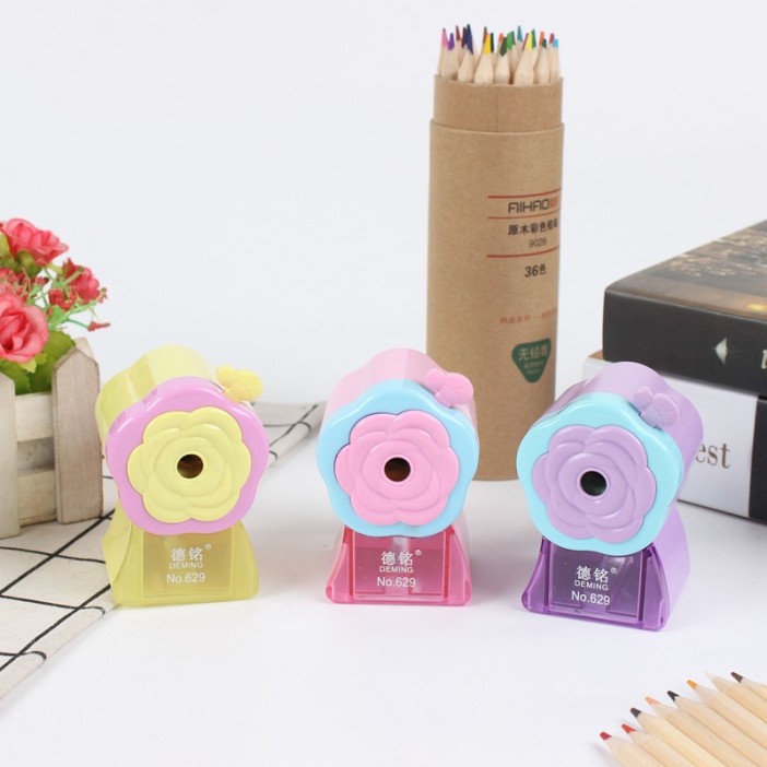 Точилка для карандашей механическая &quot;Roses&quot;, pink 