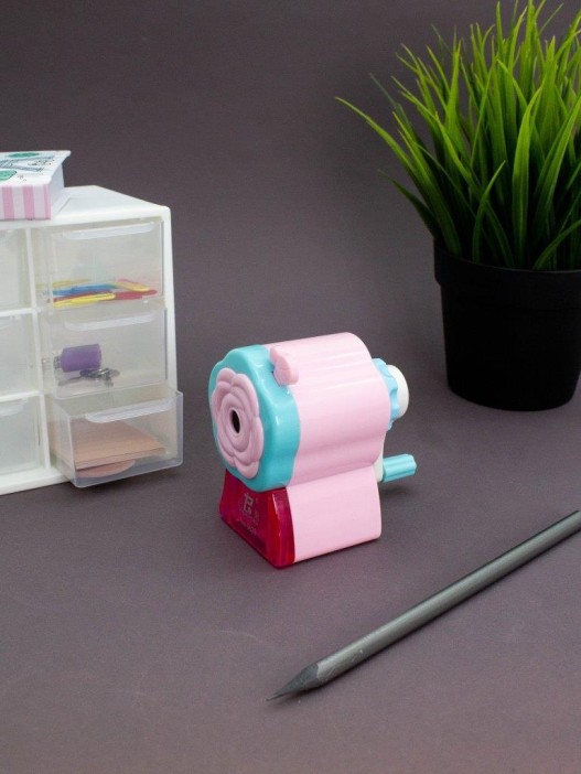 Точилка для карандашей механическая &quot;Roses&quot;, pink 