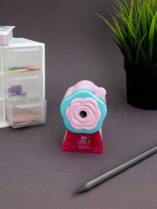 Точилка для карандашей механическая &quot;Roses&quot;, pink 