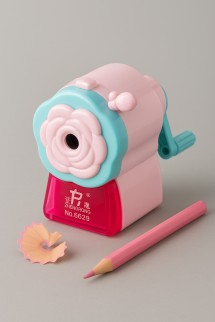 Точилка для карандашей механическая "Roses", pink