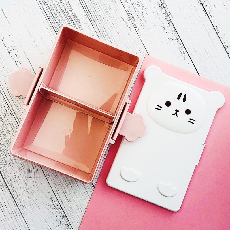 Ланчбокс &quot;Котик&quot;, pink 