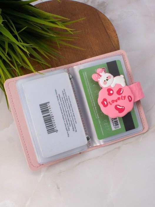 Визитница "Bunny lovely", pink 