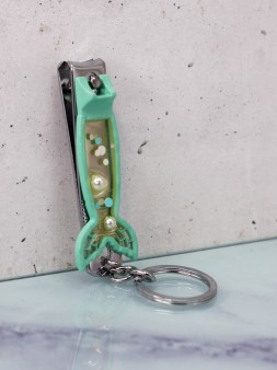 Маникюрный инструмент "Pearl fish", green