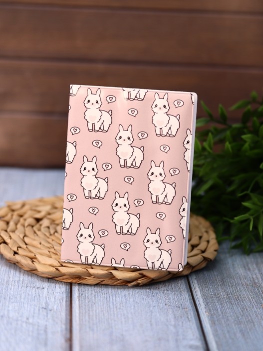 Обложка для паспорта Аниме «Many lama», плотность 600 мкм 