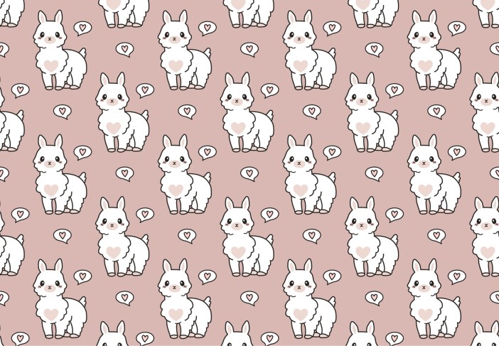 Обложка для паспорта Аниме «Many lama», плотность 600 мкм 