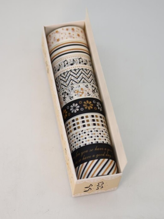 Набор декоративного скотча 10 шт. &quot;Patterns&quot;, mix  (1.5см*2м) 