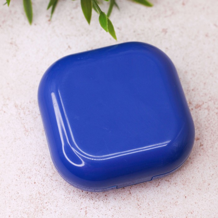 Контейнер для линз «Smooth», blue 