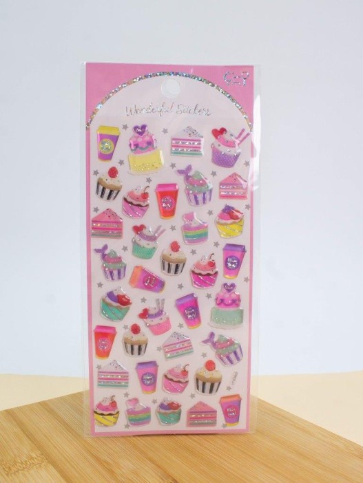 Наклейки "Striped cakes" 