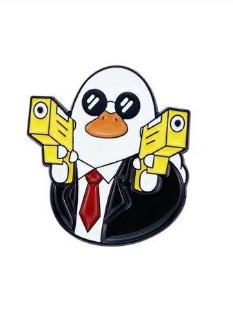 Значок металлический iLikeGift "Утка 007"