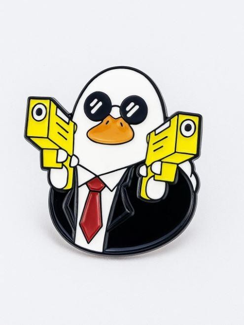 Значок металлический iLikeGift "Утка 007"