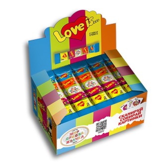 Жевательная резинка "Love is" Мини микс, Флоупак 20 шт