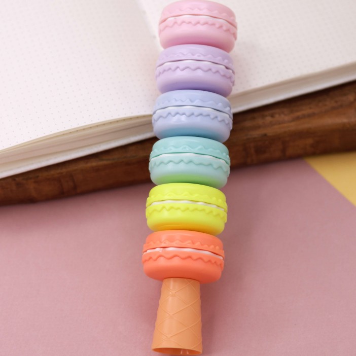 Маркер текстовыделитель &quot;Highlighters&quot;, 6 в 1, mix 