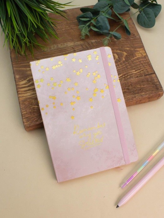 Блокнот (А5) &quot;Remember why you started&quot;, pink (14.5*21) 