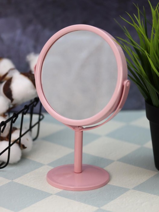 Зеркало настольное на ножке &quot;HappyBara&quot;, пончик (10,5*18 см) 