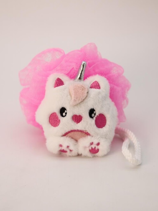 Мочалка - игрушка для душа &quot;The unicorn cat&quot; 