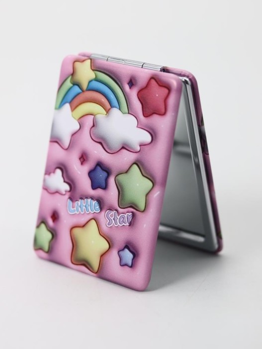 Зеркало "Cartoon rainbow", pink 