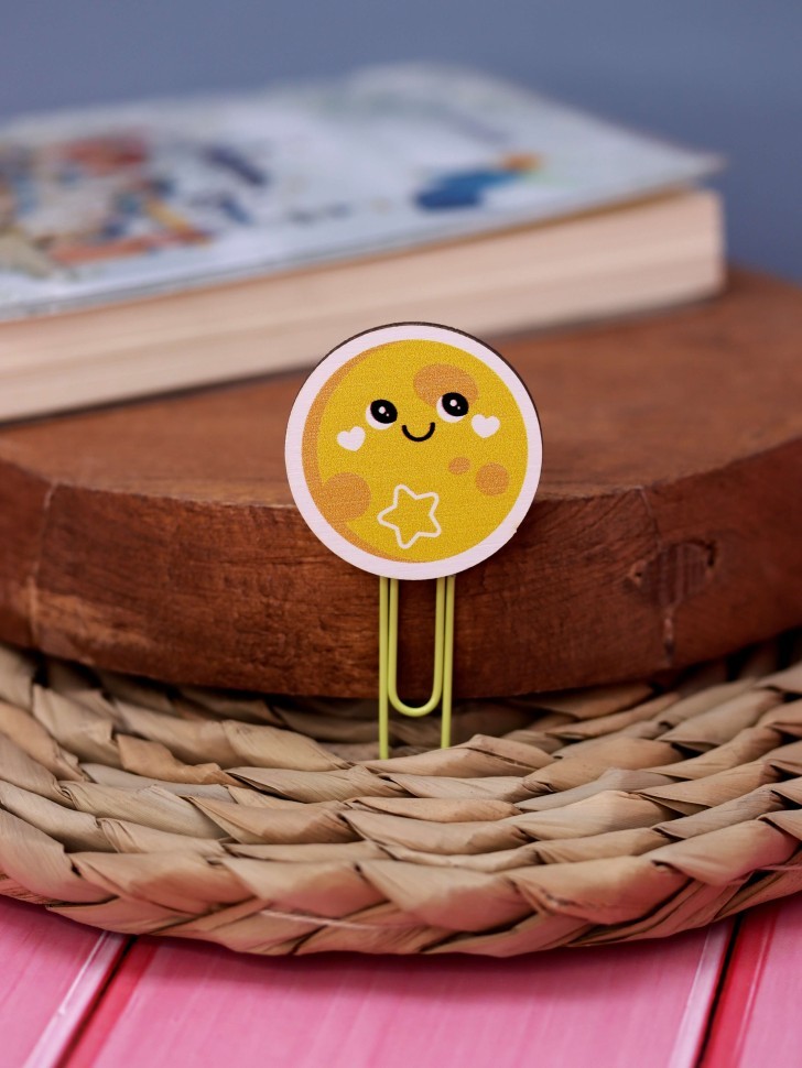 Закладка – скрепка ECO из дерева SUN