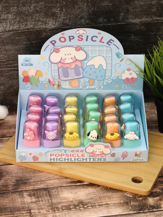 Маркер текстовыделитель &quot;Foxy&quot;, mix, шоу-бокс 24 шт. 