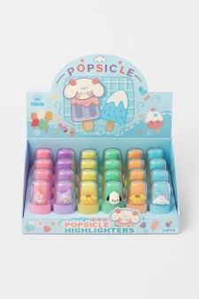 Маркер текстовыделитель "Foxy", mix, шоу-бокс 24 шт.