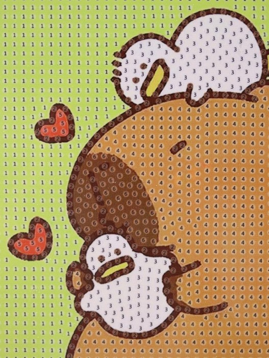 Алмазная мозаика на подрамнике Draw Me! «Dreamy capybara», (20*20 см) 