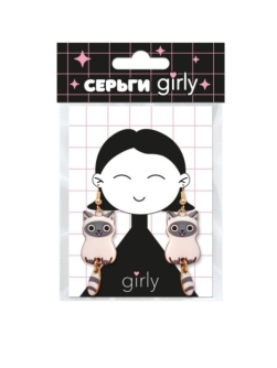 Серьги GIRLY "Кот"