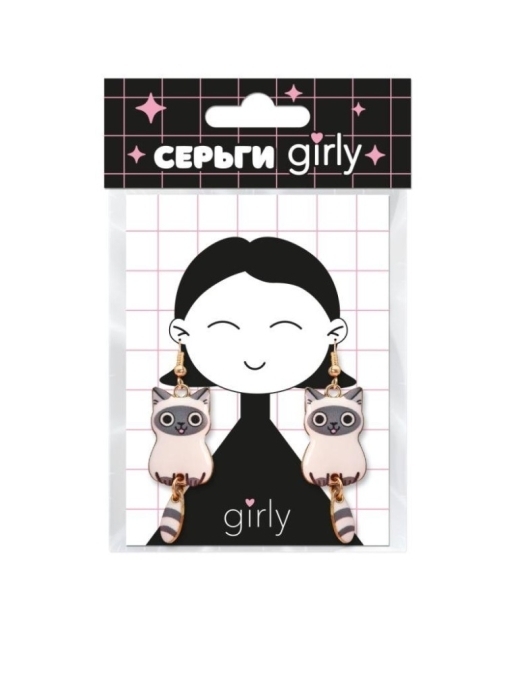 Серьги GIRLY "Кот"