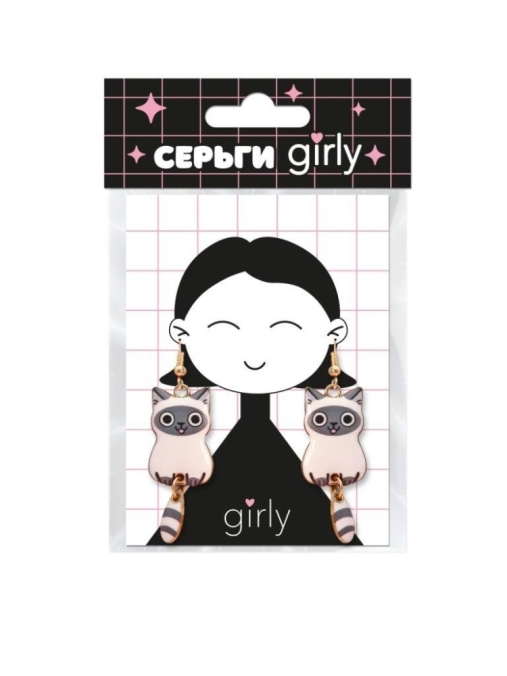 Серьги GIRLY "Кот"
