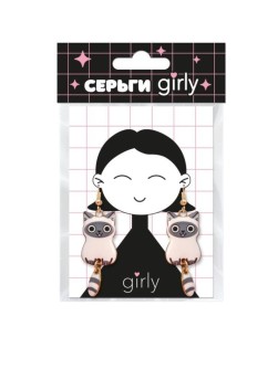 Серьги GIRLY "Кот"