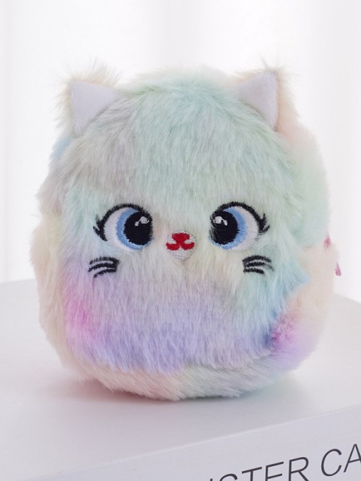 Кошелёк плюшевый &quot;Multicolored hare&quot;, colorful (10*8 см) 