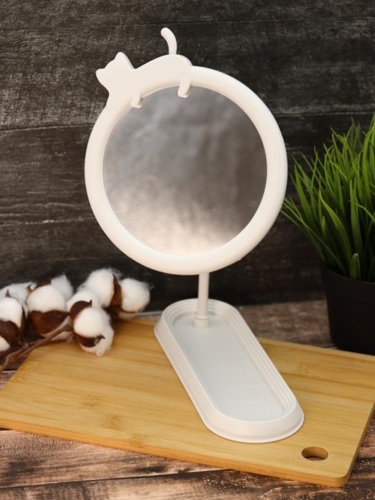 Зеркало настольное GIRLY &quot;Cat sleeping&quot;, white 