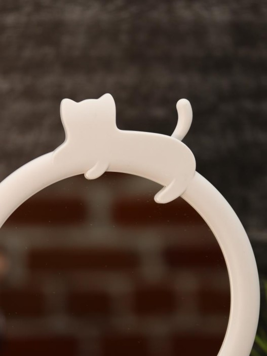 Зеркало настольное GIRLY &quot;Cat sleeping&quot;, white 