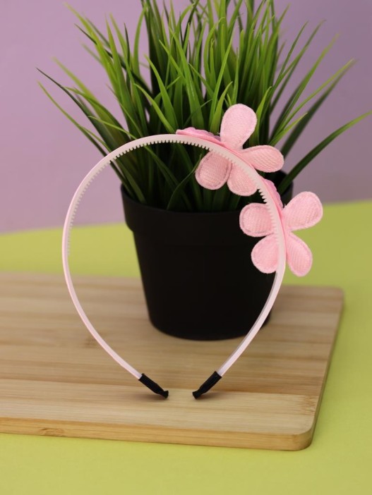 Ободок для волос GIRLY &quot;Pink flower&quot;, pink 