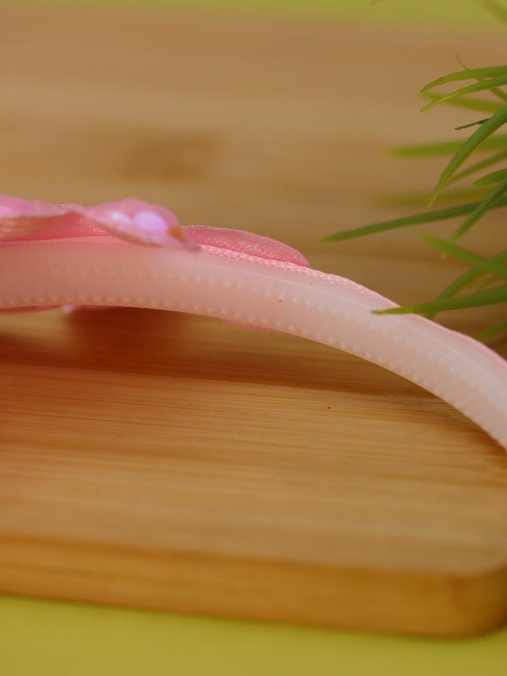 Ободок для волос GIRLY "Розовый цветок", розовый