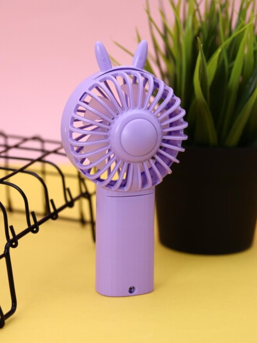 Портативный ручной вентилятор iLikeGift «Cute ears», purple 