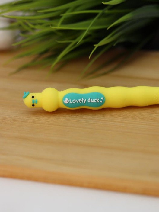 Зубная щётка для взрослых iLikeGift &quot;Birdie bite&quot;, yellow (19 см) 